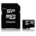 SILICON POWER MICRO SD 32GB SDHC CL10 CON ADAPTADOR SP032GBSTH010V10SP