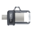 Memoria USB SanDisk Ultra Dual Drive M3.0, 32GB, USB 3.0, Gris