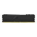 Memoria RAM Kingston HyperX FURY Black DDR4, 2666MHz, 4GB, Non-ECC, CL16, XMP - Negro