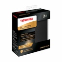 Disco Duro Externo Toshiba Canvio Slim 2.5", 2TB, SATA, Negro - para Mac/PC