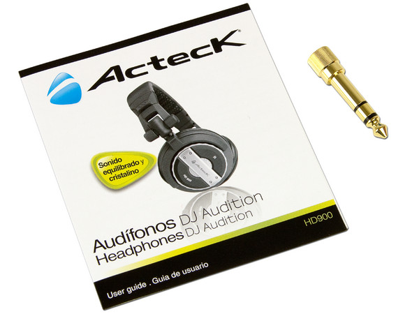 Audífonos Acteck Dj Audition HD900 Aislamiento acústico