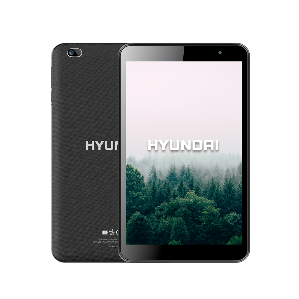 Hyundai HYtab Plus 8WB1, 8" 800x1280 HD IPS (300 nits), Allwinner A133, Android 13, 3GB RAM, 32GB Storage, 5MP/8MP, 4000mAh, AX WIFI + BT 5.0, Micro USB, Rubber, Includes Stylus Pen, Earbuds and Screen Protector - Black