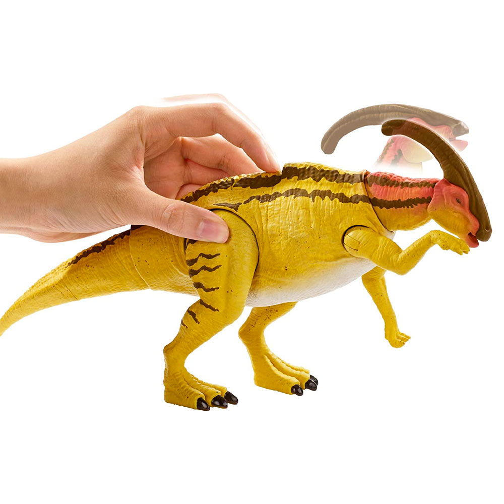 Dinosaurio Parasaurolophus Dino Rivals, Mattel, Jurassic World, figura de acción