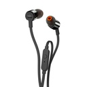 Audifonos JBL Tune 110 In Ear Alámbricos Anti enredo- Negro
