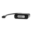 Adaptador Rocstor USB-C Macho - DVI-I Hembra - Negro