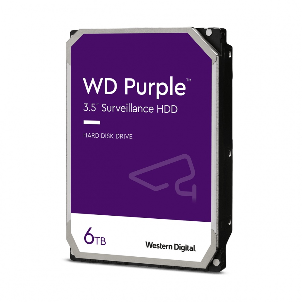 Disco Duro Interno Western Digital WD Purple 3.5", 6TB, SATA III, 6Gbit/s, 5640RPM, 256MB Caché - Púrpura