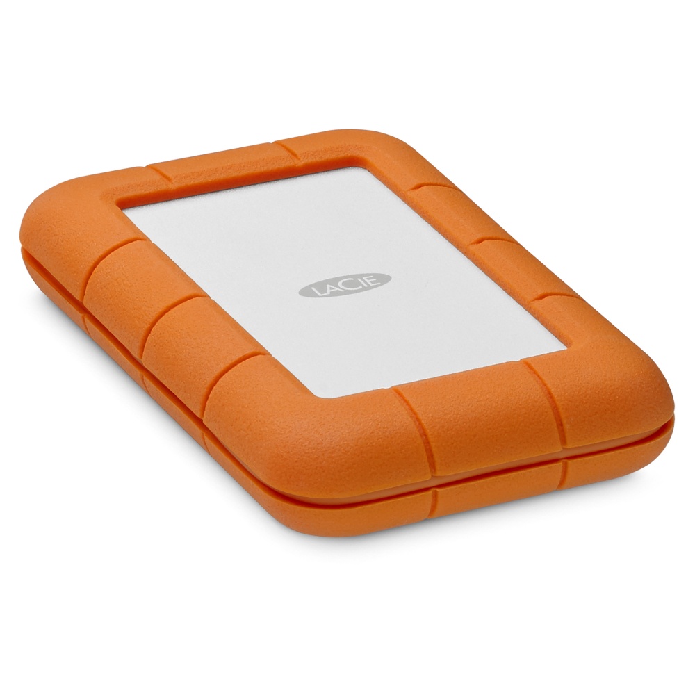 Disco Duro Externo LaCie Rugged USB-C 2.5'', 5TB, Naranja/Plata, A Prueba de Agua, Polvo y Golpes - para Mac/PC