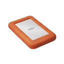 Disco Duro Externo LaCie Rugged Mini 2.5", 1TB, 5400RPM, USB 3.0, Naranja/Plata, para Mac/PC