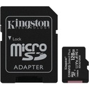 Memoria Flash Kingston Canvas Select Plus, 128GB MicroSDXC UHS-I Clase 10, con Adaptador - Negrov