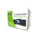 Sistema de altavoces Home Theater BTC 5.1 ZY-S8B, Stereo, 3.5mm