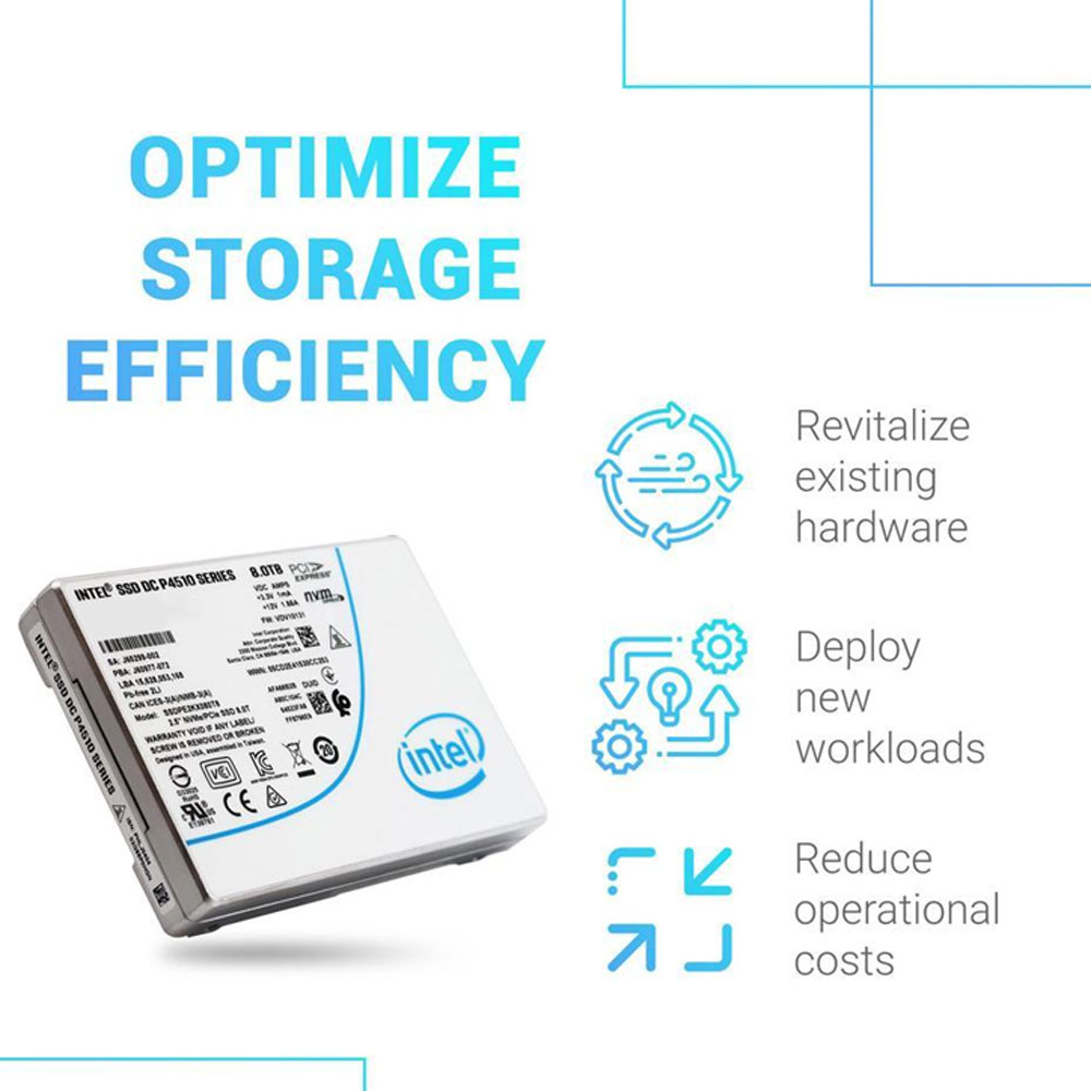 8TB SSD DC P4510 SERIES 2.5IN - PCIE 3.1 X4 3D2 TLC