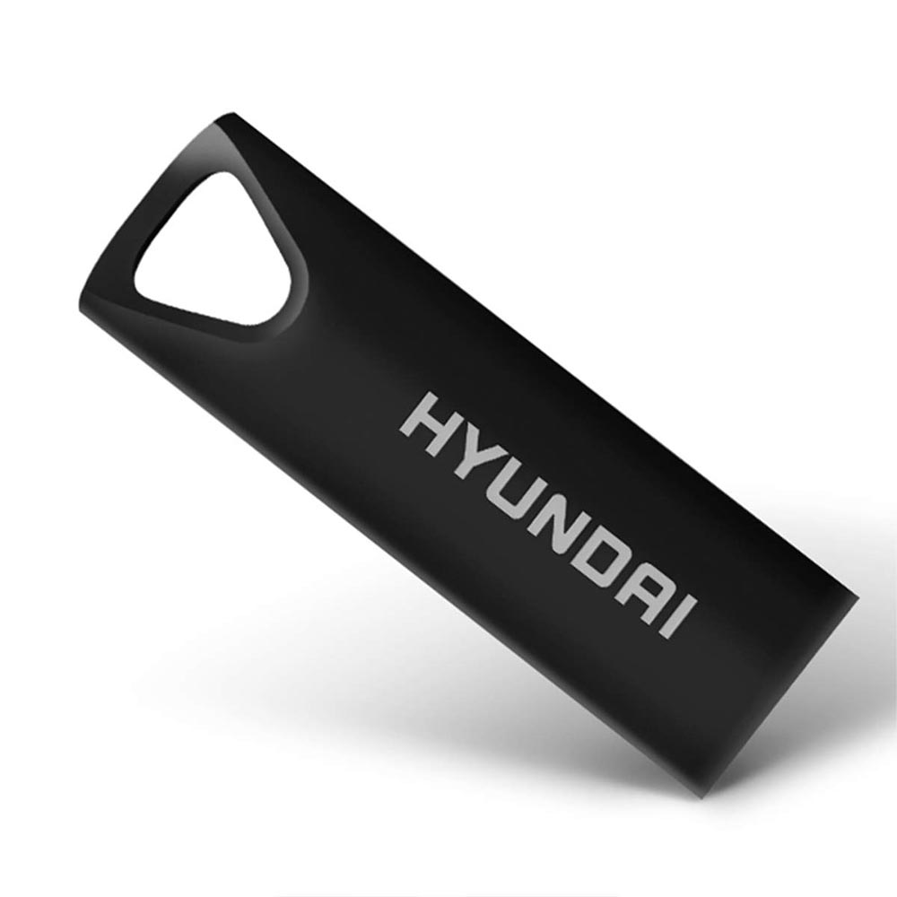 Hyundai Bravo Deluxe Keychain USB 2.0 Flash Drive 32GB Metal Black