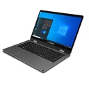 Laptop Hyundai HyFlip 14” FHD Celeron, 4GB RAM, 64GB HDD, Expandible M.2 2280 SSD Slot, 2.0MP Cámara Web Frontal, Windows 10 Home, WiFi, Space Grey