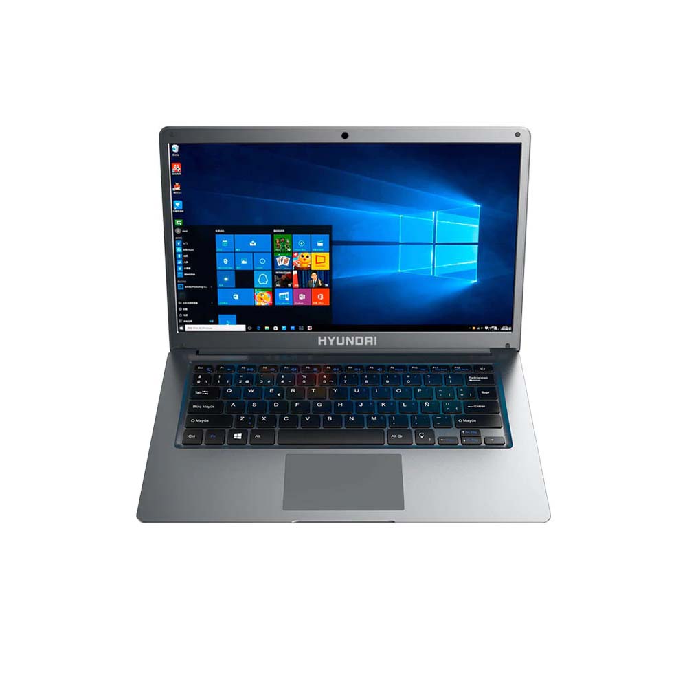 Laptop Hyundai Hybook, 14.1", Intel Celeron N3350, 4GB, 64GB, Windows 10 Home, Space Grey