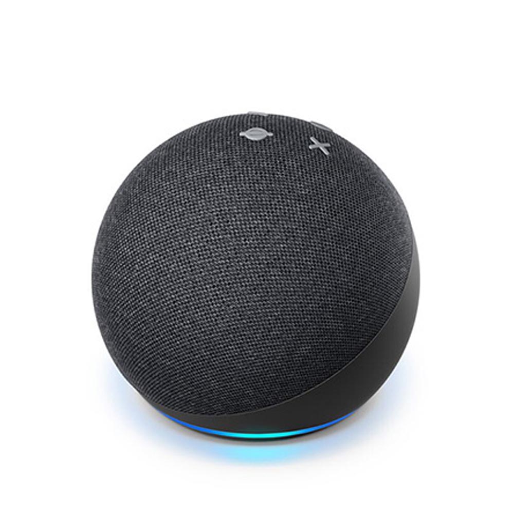Amazon Echo Dot 4th Gen Smart Speaker Chalk Black