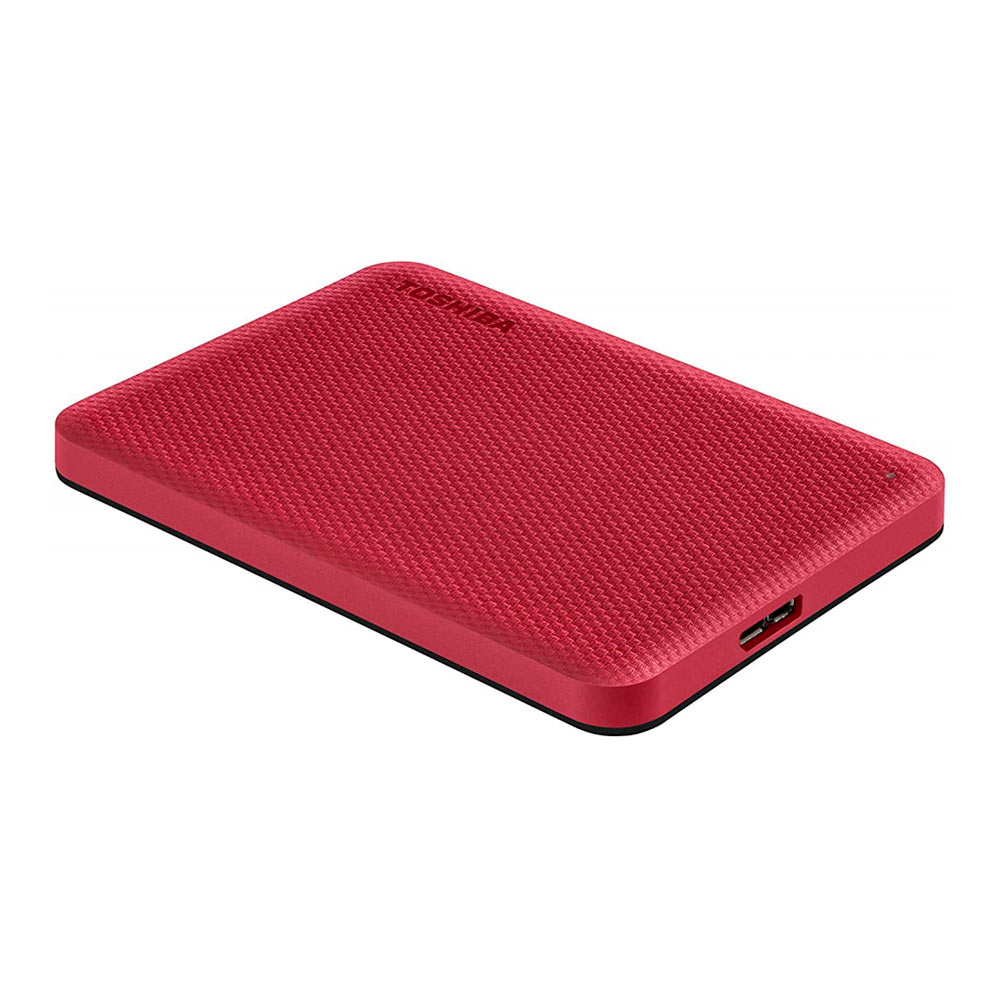 Disco Duro Externo Toshiba Canvio Advance - 4TB - USB 3.0 - Windows/Mac - Rojo
