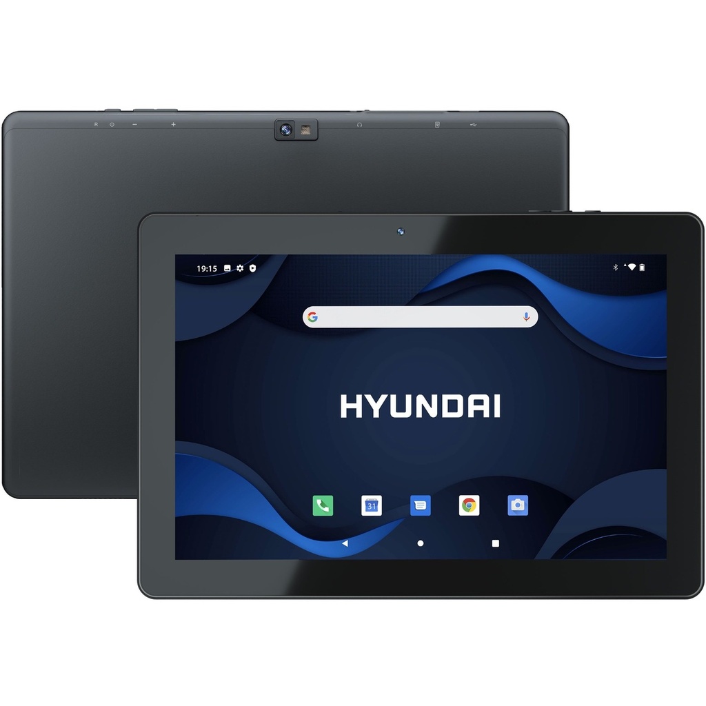 Open Box Tableta Hyundai HyTab Plus 10LB3 - 10,1" HD - Cuatro Núcleos (4 Core) - 2 GB RAM - 32 GB SSD - Android 11 (Go Edition) - 4G - Negro