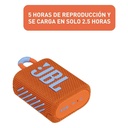 Speaker JBL GO 3 - 5 HOURS battery & waterproof (ORANGE)