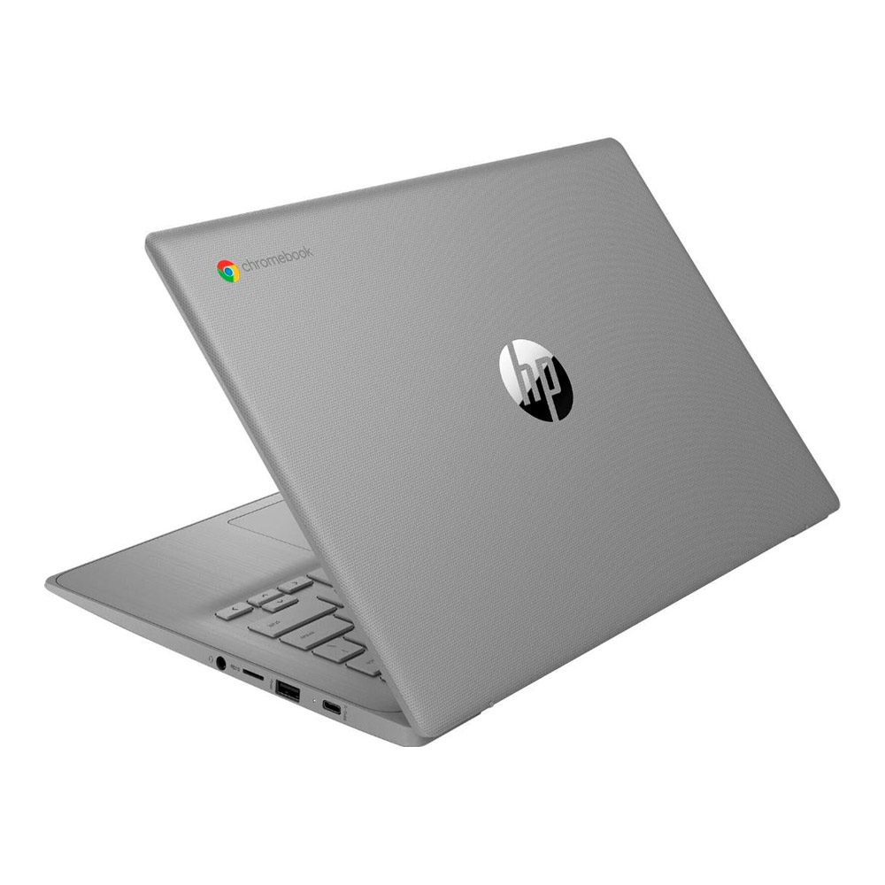 HP CHROMEBOOK 14A-NE0013DX, 14", CELERON N4120, 4GB, 64GB, SO CROMADO, GRIS MODERNO