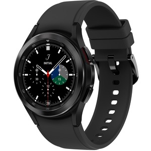 Samsung Galaxy Watch 4 Classic R880 42mm Smartwatch BLACK : S/M Ridge Sports Band, 16GB Storage, BT 5.0, 5ATM / IP68 / MIL-STD-810G