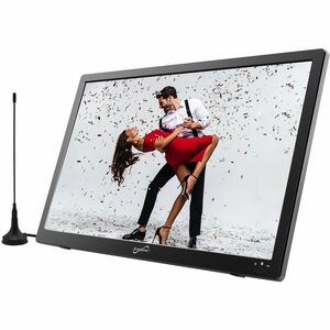 Supersonic 16" PORTABLE LED TV with HDMI & FM Radio /Built-In Digital TV Tuner/Rechargeable Battery/USB/SD Inputs/Selectable Screen Mode 16:9/Resolution 1366 x 768/Peak Brightness 500cd m2/Contrast Ratio 300:1 (Must be purchased in packs of 4)