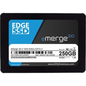 EDGE eMerge 3D-V 250 GB Solid State Drive - 2.5" Internal - SATA (SATA/600)