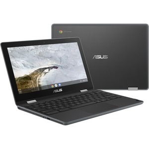 Asus Chromebook Flip C214MA-C1R-CA 2-IN-1 Celeron® N4020 32GB eMMC 4GB 11.6" (1366x768) TOUCHSCREEN Chome OS DARK GRAY ENGLUSH FRENCH CA