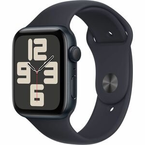 Apple Watch SE 2nd Gen GPS 44mm Midnight Aluminum Case with Midnight Sport Band S/M