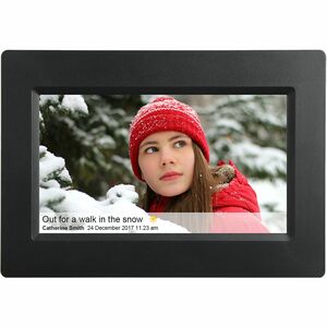 SuperSonic 7" Smart Photo Frame - 7" IPS Touchscreen (1024 x 600) / 8GB Flash Memory / Micro SD / USB 2.0 / Frameo App (Android & IOS) / WiFi / 100-240w 50/60Hz (Must be purchased in packs of 10)