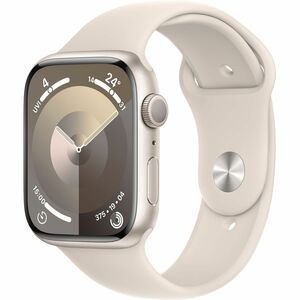 Apple Watch Series 9 41mm Starlight Aluminum Case with Starlight Sport Band - S/M