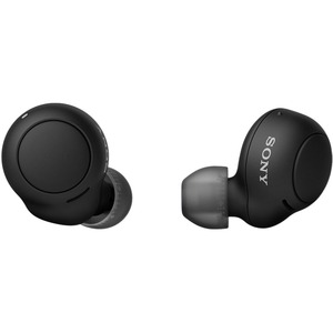 Sony True Wireless Headphones - Up to 20 Hours Battery - Charging case - Voice Assistant Compatible - Built-in mic for Phone Calls - Reliable Bluetooth - WF-C500/WZ - Limited Edition - BLACK