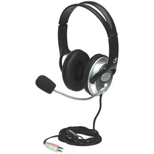 Manhattan Classic Stereo Headset with Flexible Microphone Boom