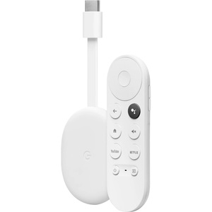 Reproductor Audio/V&iacute;deo de red Google Chromecast - Conexión inalámbrica Wi-Fi - Corriente AC Cable incluido - Nieve