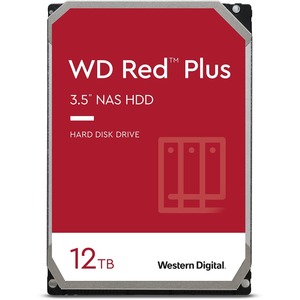 Disco Duro Western Digital Red Plus WD120EFBX - 3.5" Interno - 12 TB - SATA (SATA/600) - Grabación magn&eacute;tica convencional (CMR) Method