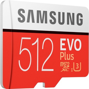 Samsung 512GB Micro SDXC + adapter