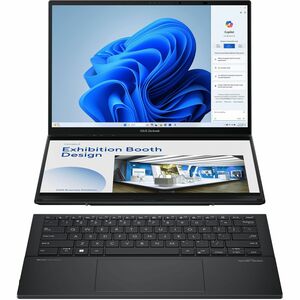 Asus ZenBook DUO UX8406MA Core™ Ultra 7 155H 1TB SSD 16GB Dual 14" WUXGA (1920x1200) TOUCHSCREENS OLED WIN11 IR Webcam INKWELL GRAY Detachable Keyboard Asus Pen