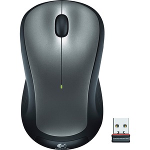 Logitech M310 Wireless Mouse, 2.4 GHz with USB Nano Receiver, 1000 DPI Optical Tracking, 18 Month Battery, Ambidextrous, Compatible with PC, Mac, Laptop, Chromebook (SILVER)