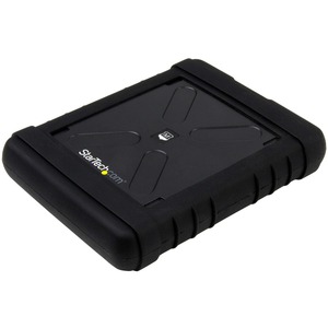Carcasa de unidad StarTech.com SATA - USB 3.0 Micro-B Interfaz de host - Soporte UASP Externo - Negro