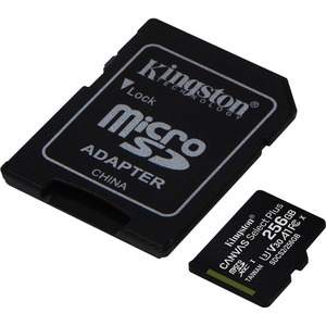 Kingston Canvas Select Plus 256 GB Clase 10/UHS-I (U3) microSDXC - 1 paquete