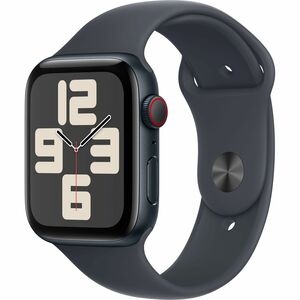 Apple Watch SE 2nd Gen GPS 44mm Smartwatch with Midnight Aluminium Case with Midnight Sport Band M/L