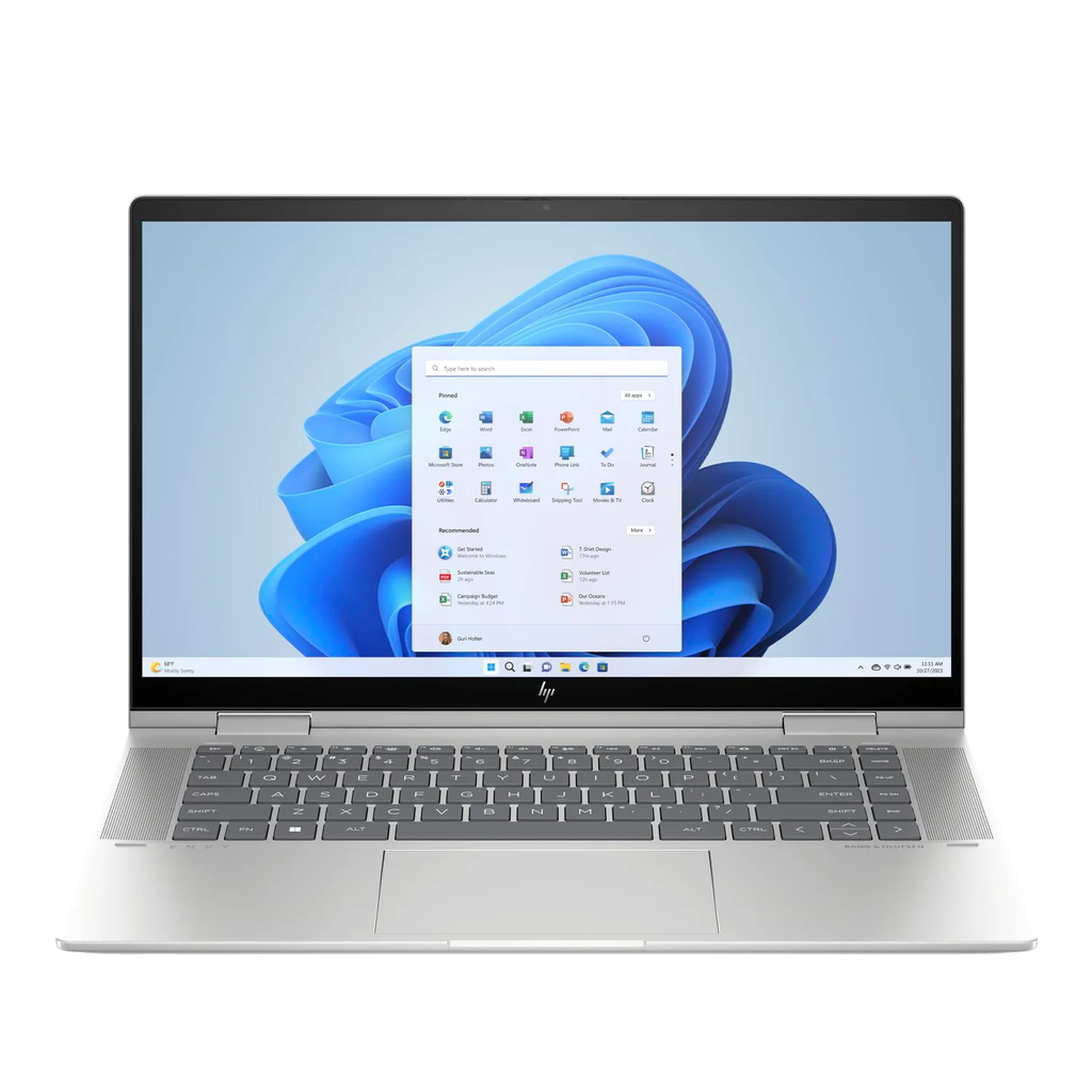 HP Envy x360 15-FE0053 2-IN-1 Core™ Ultra 7 155U 512GB SSD 16GB 15.6" (1920x1080) TOUCHSCREEN WIN11 MINERAL SILVER Backlit Keyboard FP Reader