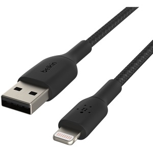 Belkin BOOST CHARGE Braided Lightning to USB-A 1M- Black