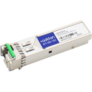 AddOn Alcatel-Lucent Nokia 3HE04323AB Compatible TAA Compliant 100Base-BX SFP Transceiver (SMF, 1550nmTx/1310nmRx, 40km, LC)