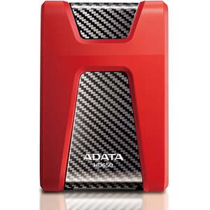 Disco Duro Pórtatil Adata DashDrive HD650 - Externo - 1 TB - SATA - Rojo