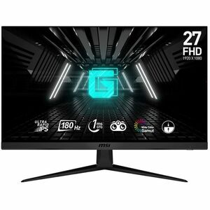 MSI G2712F Monitor 27" (1920x1080) 180Hz Ultra Rapid IPS 1ms (GtG) 1000:1 2xHDMI (2.0b) 1xDP (1.2a) 16:9 100~240V, 50/60Hz Tilt Adjustable BLACK