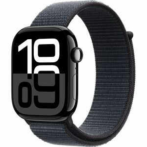 Apple Watch Series 10 42mm GPS Jet Black Aluminium Case with Ink Sport Loop