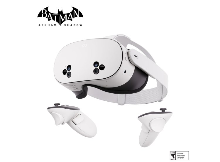 Meta Quest 3S 128GB — Get Batman: Arkham Shadow and 3-Month Trial of Meta Quest+ Included — All-In-One Headset - White