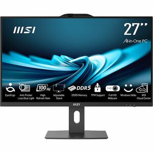 MSI PRO AP2721 14M-601 ALL-IN-ONE Core™ i5-14400 1TB SSD 16GB 27" (1920x1080) WIN11 Pro BLACK Wireless Keyboard & Mouse 3-year on-site warranty