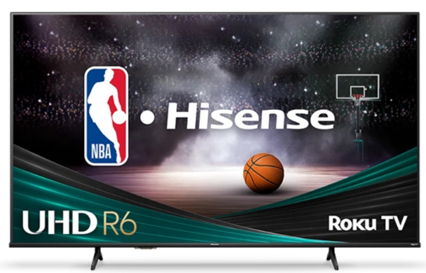 Open box  HISENSE 75R6E4 75" LED 4K UHD Roku Smart TV