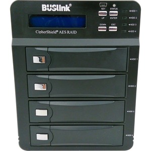 Buslink CipherShield FIPS140-2 USB3.0/eSATA AES 256-bit CS External Drive